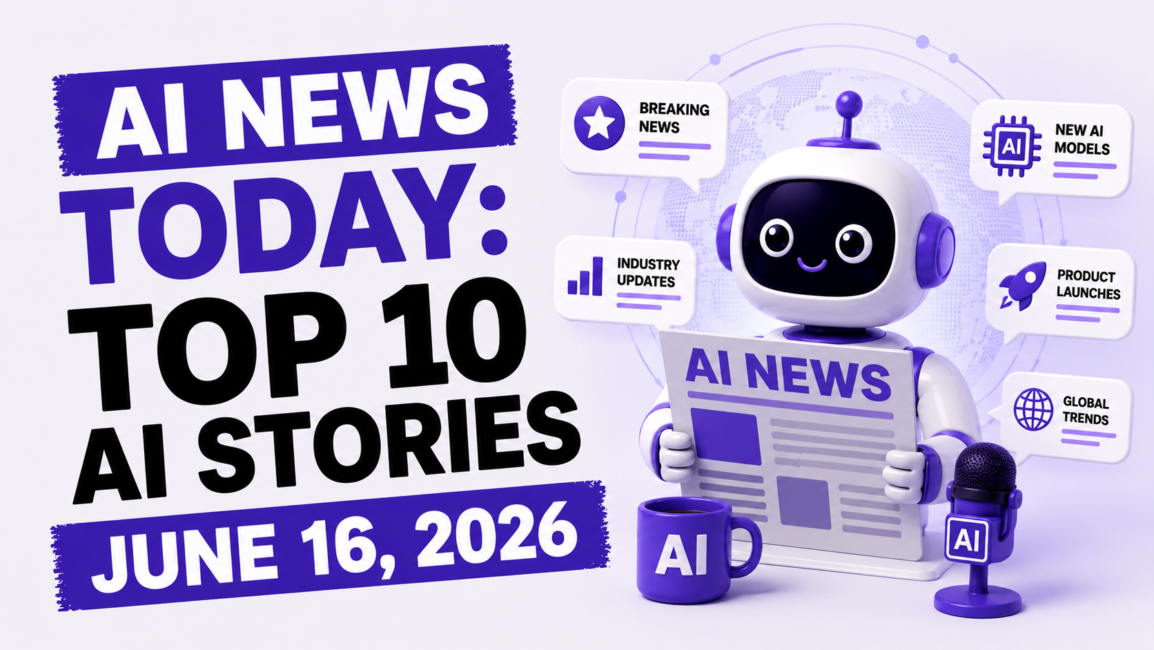 AI News Today: Top 10 AI Stories - June 16, 2026