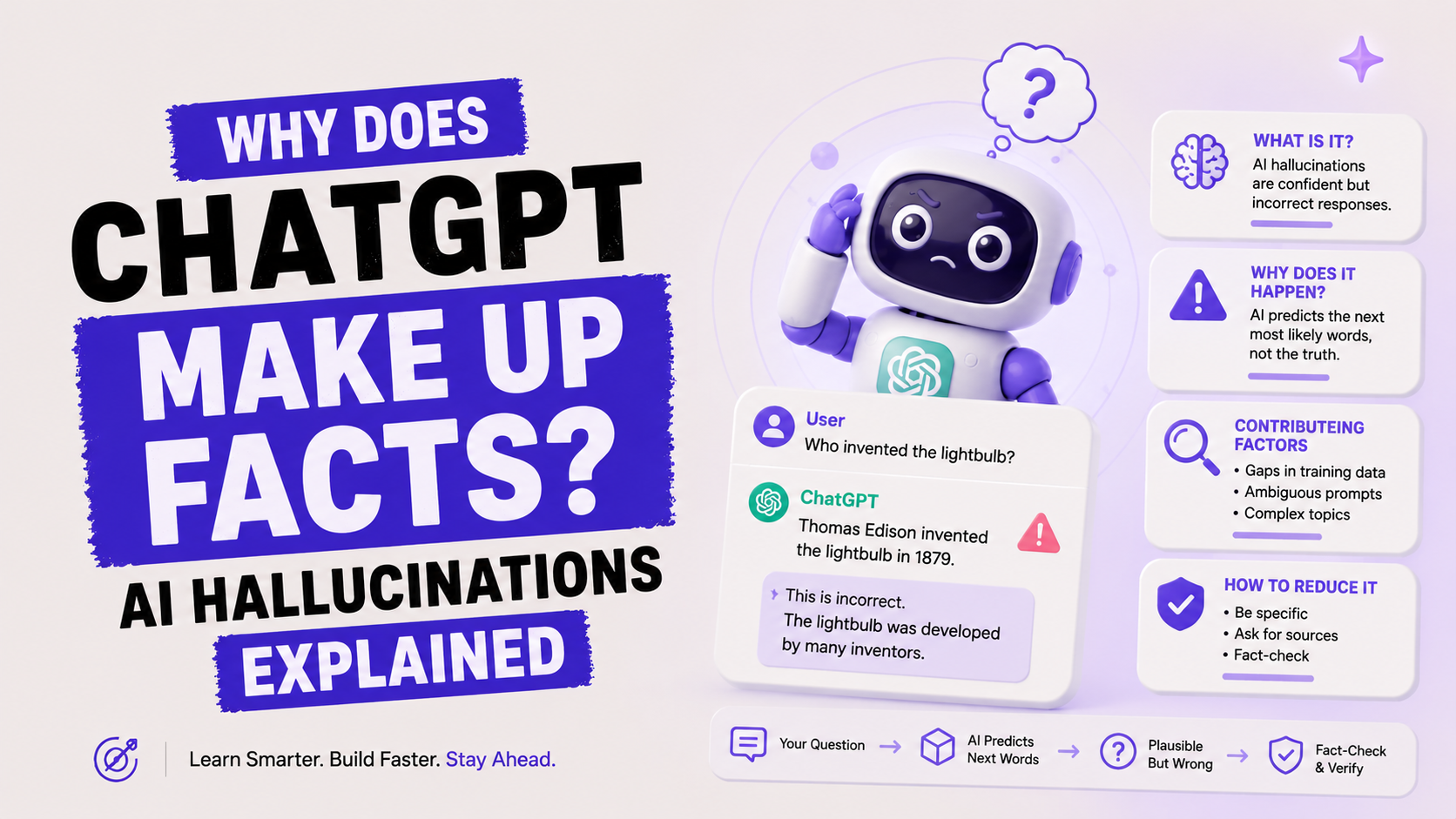 Why Does ChatGPT Make Up Facts? AI Hallucinations Explained