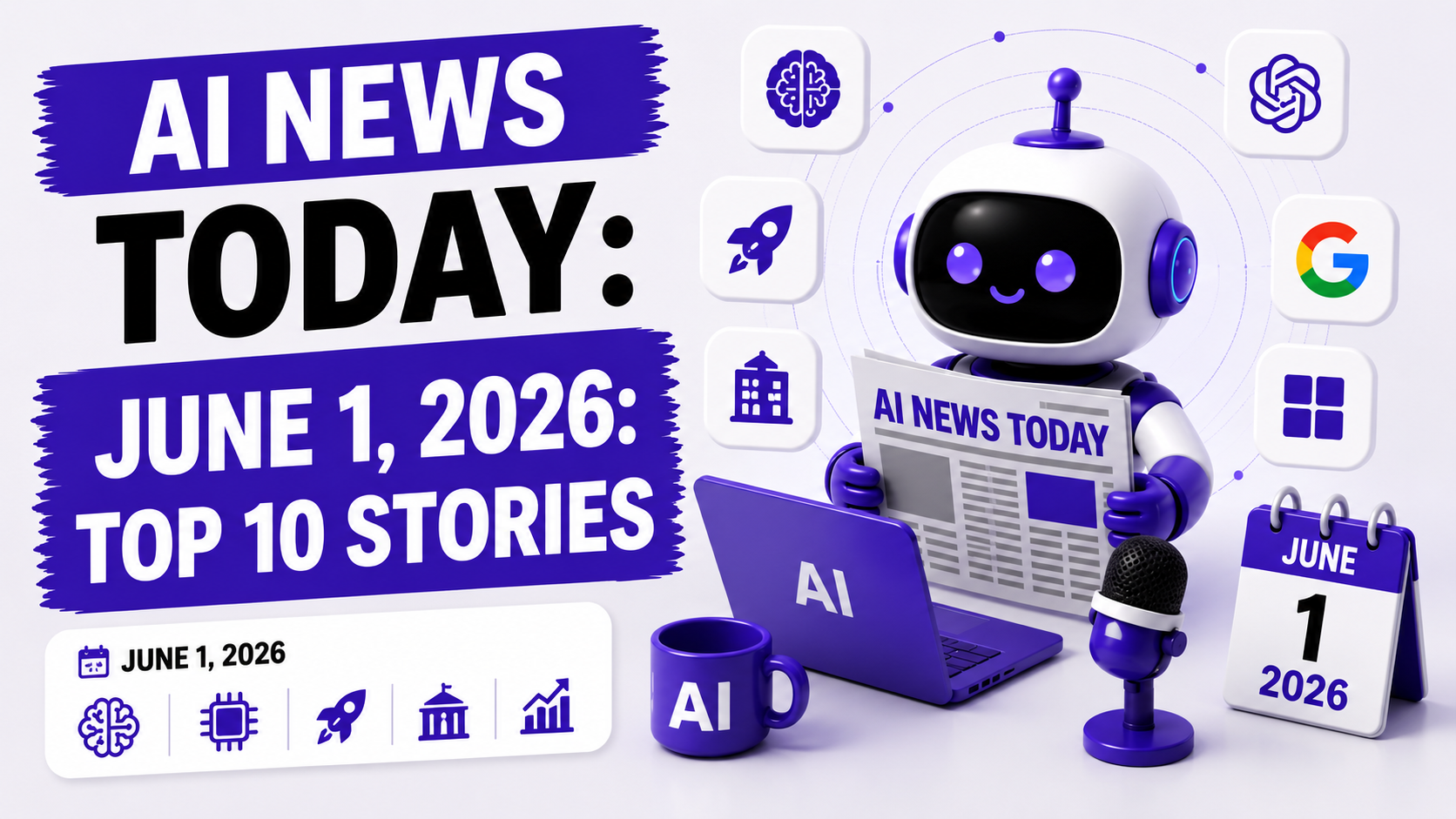 AI News Today: Top 10 AI Stories - June 1, 2026