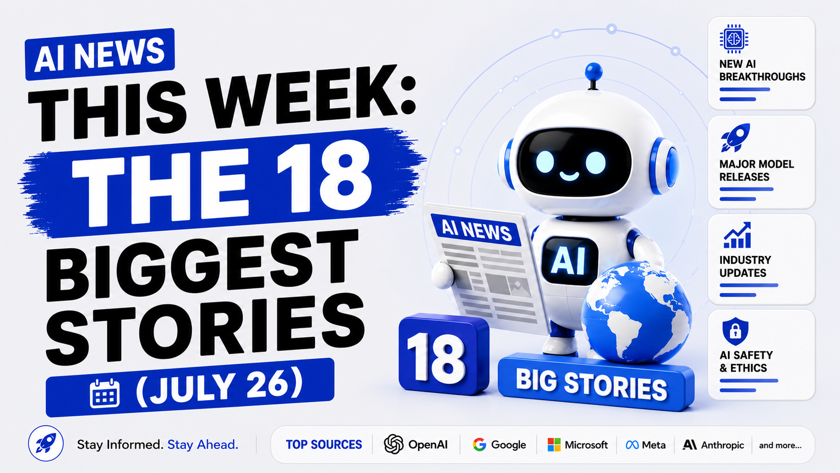 AI News This Week: The 18 Biggest Stories (July 26)