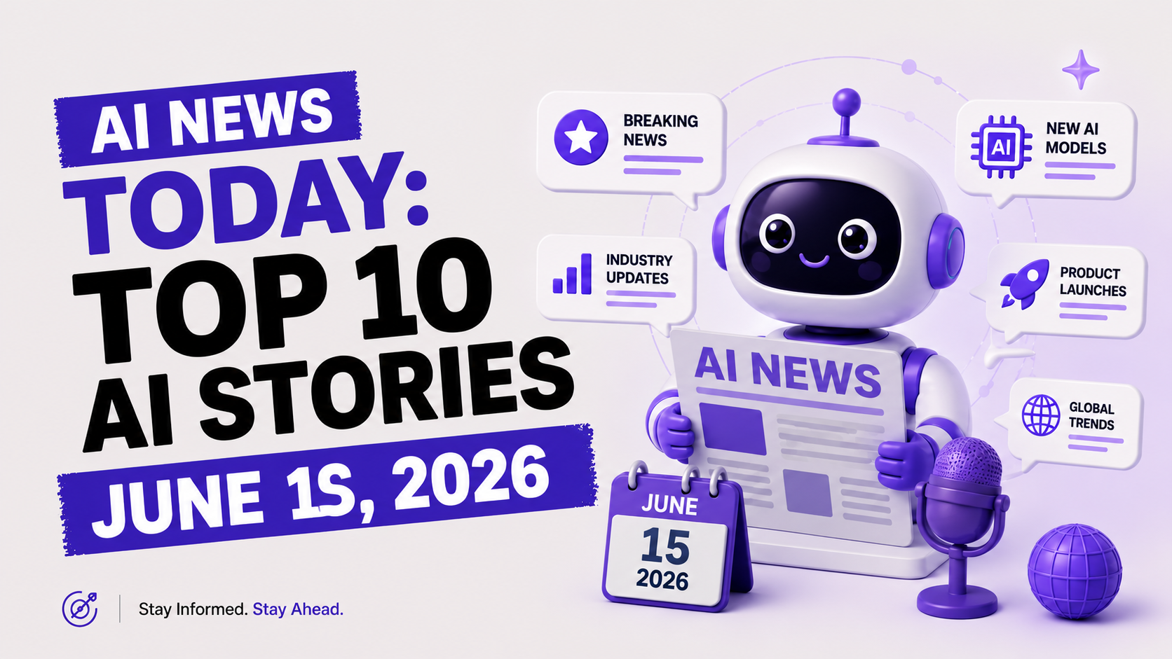 AI News Today: Top 10 AI Stories - June 15, 2026