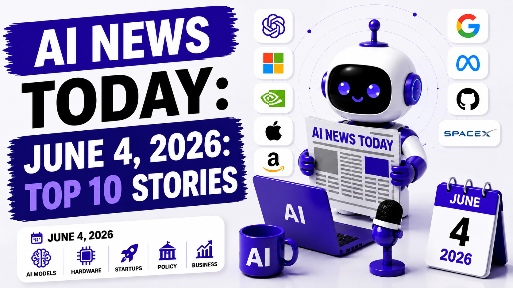 AI News Today: Top 10 AI Stories - June 4, 2026