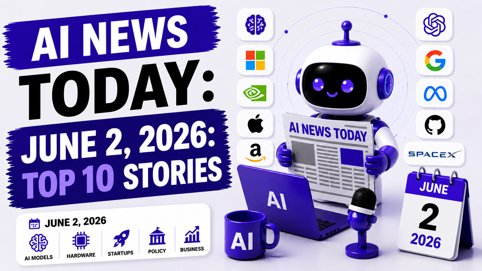 AI News Today: Top 10 AI Stories - June 2, 2026