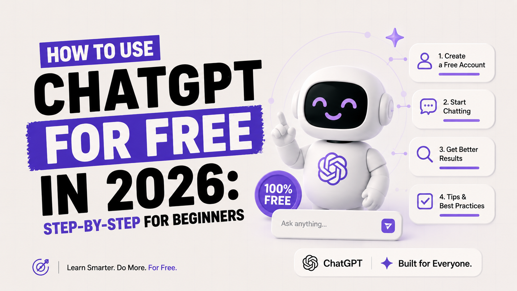 How to Use ChatGPT for Free in 2026: Step-by-Step for Beginners