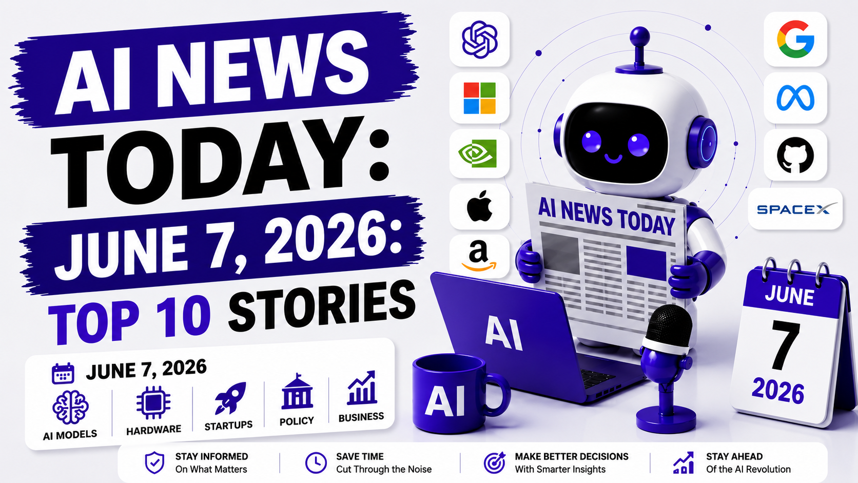 AI News Today: Top 10 AI Stories - June 7, 2026
