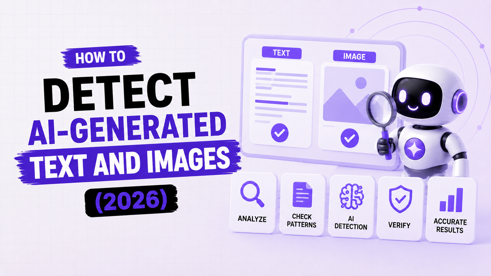 How to Detect AI-Generated Text and Images (2026)