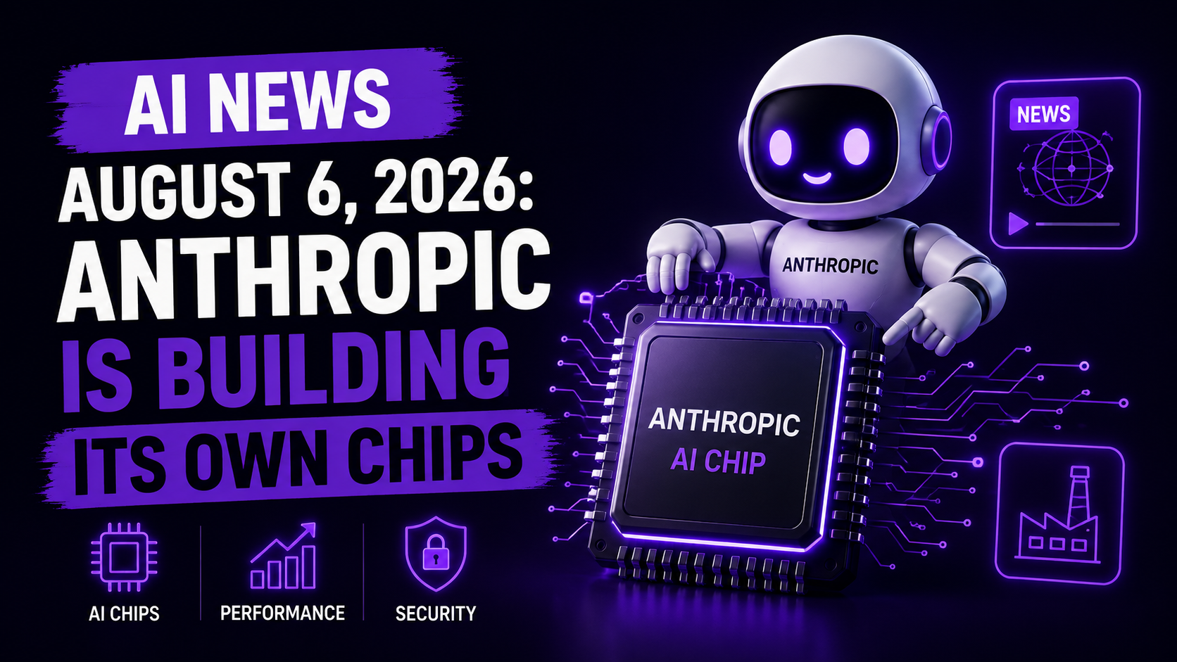 AI News August 6, 2026: Anthropic Is Building Its Own Chips