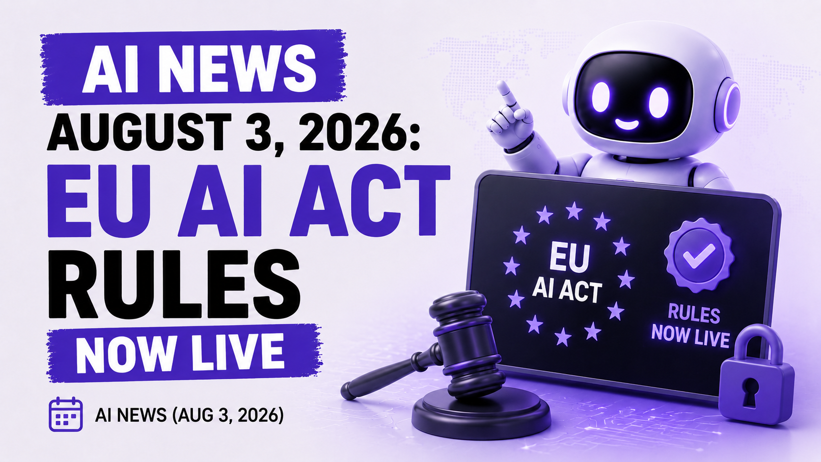 EU AI Act Rules Are Now Live: AI News (Aug 3, 2026)