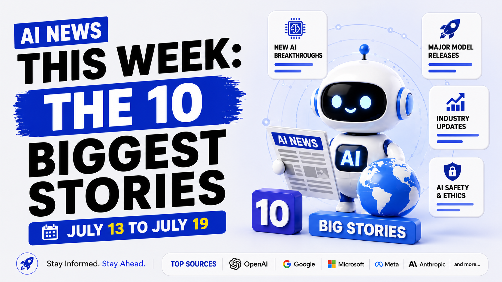 AI News This Week: The 10 Biggest Stories (July 19)