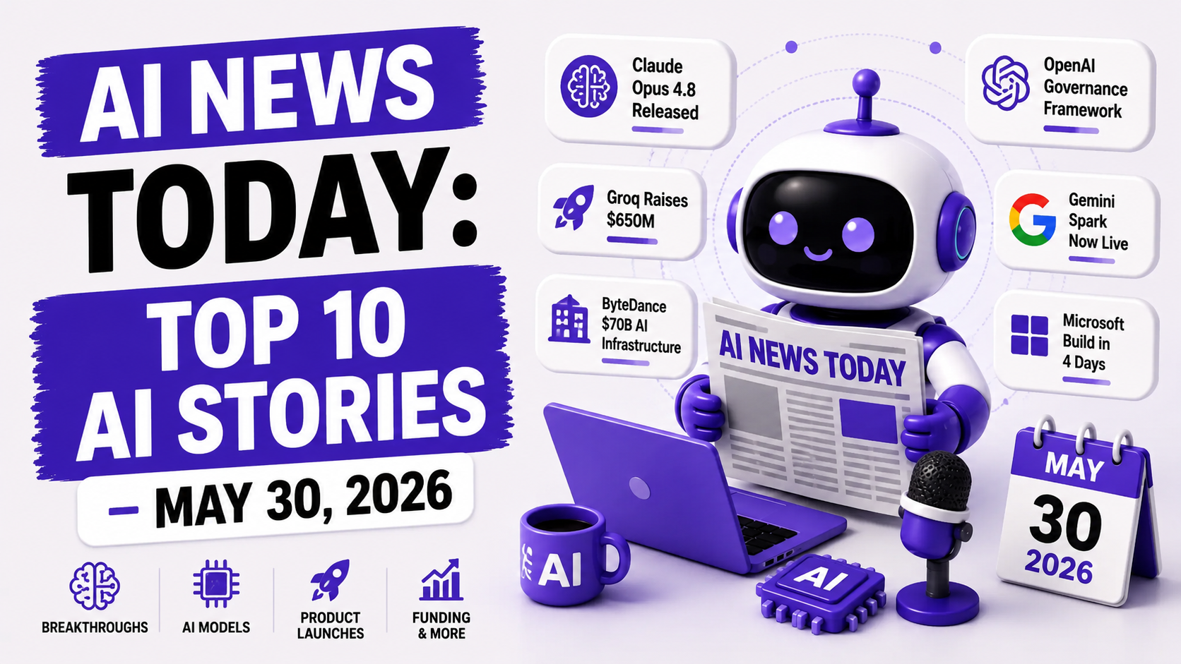 AI News Today: Top 10 AI Stories - May 30, 2026