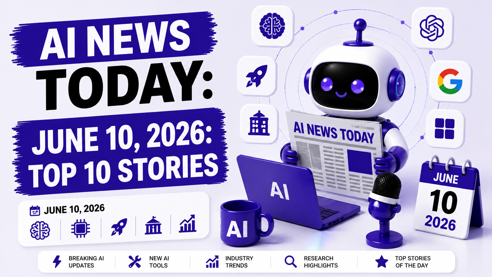 AI News Today: Top 10 AI Stories - June 10, 2026